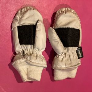 Toddler girls waterproof insulated mittens